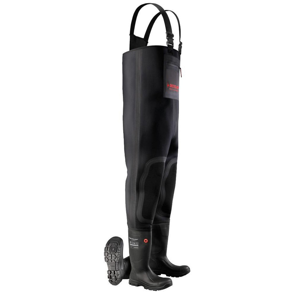 Hip & Chest Wader: Wader, Black, Neoprene, Size 12