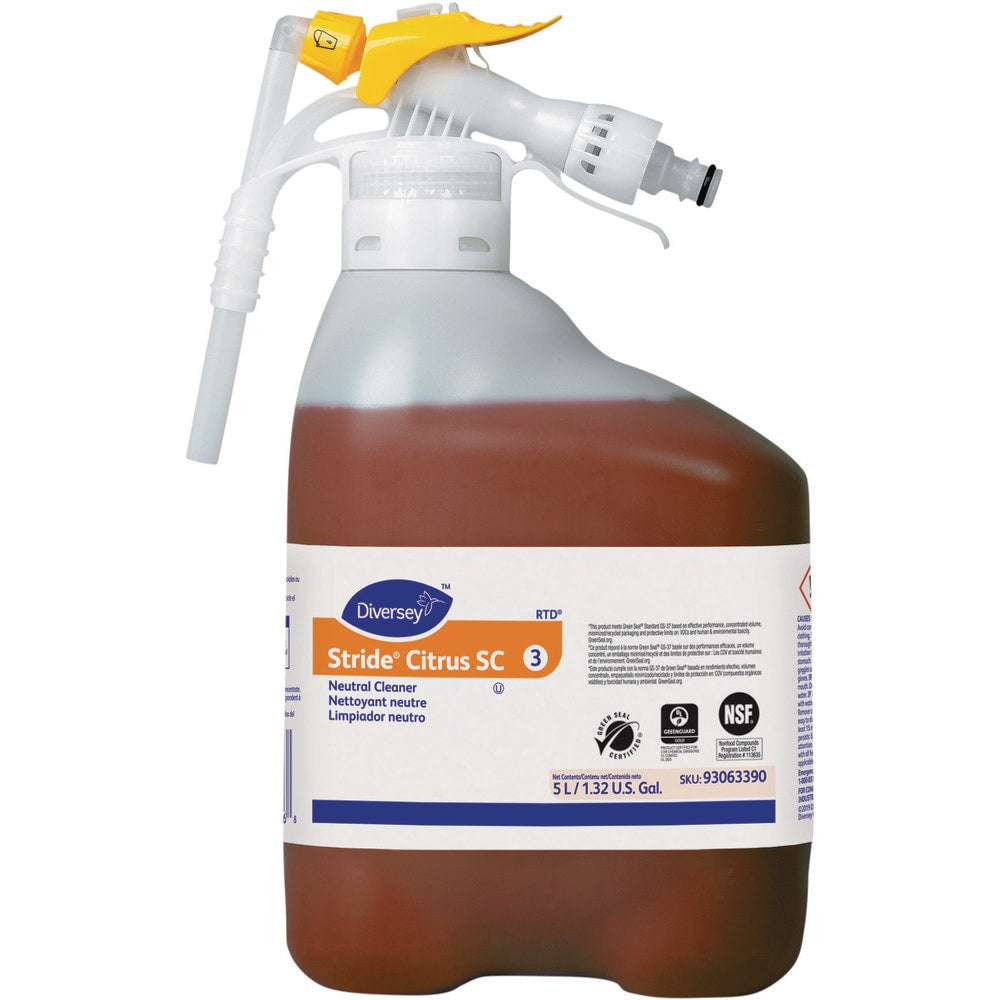Floor Cleaners, Strippers & Sealers; Product Type: Neutral Cleaner; Container Type: Bottle; Container Size (Gal.): 1.32; Material Application: Hard Surfaces, Floors; Composition: Water Based