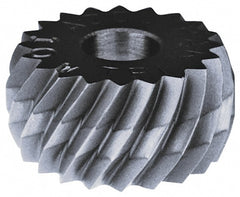 Convex Knurl Wheel: 5/8" Dia, 90 ° Tooth Angle, 20 TPI, Diagonal, Cobalt