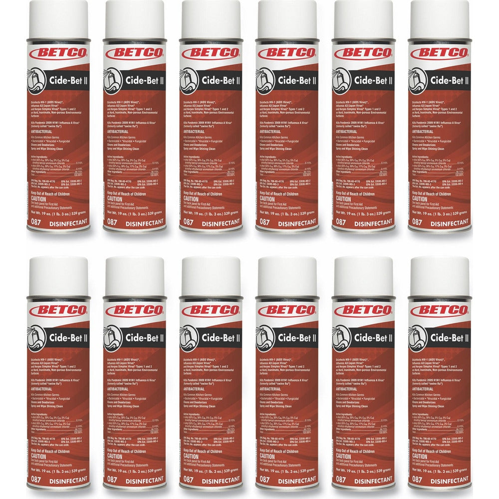 All-Purpose Cleaner: 19 oz, Aerosol, Disinfectant