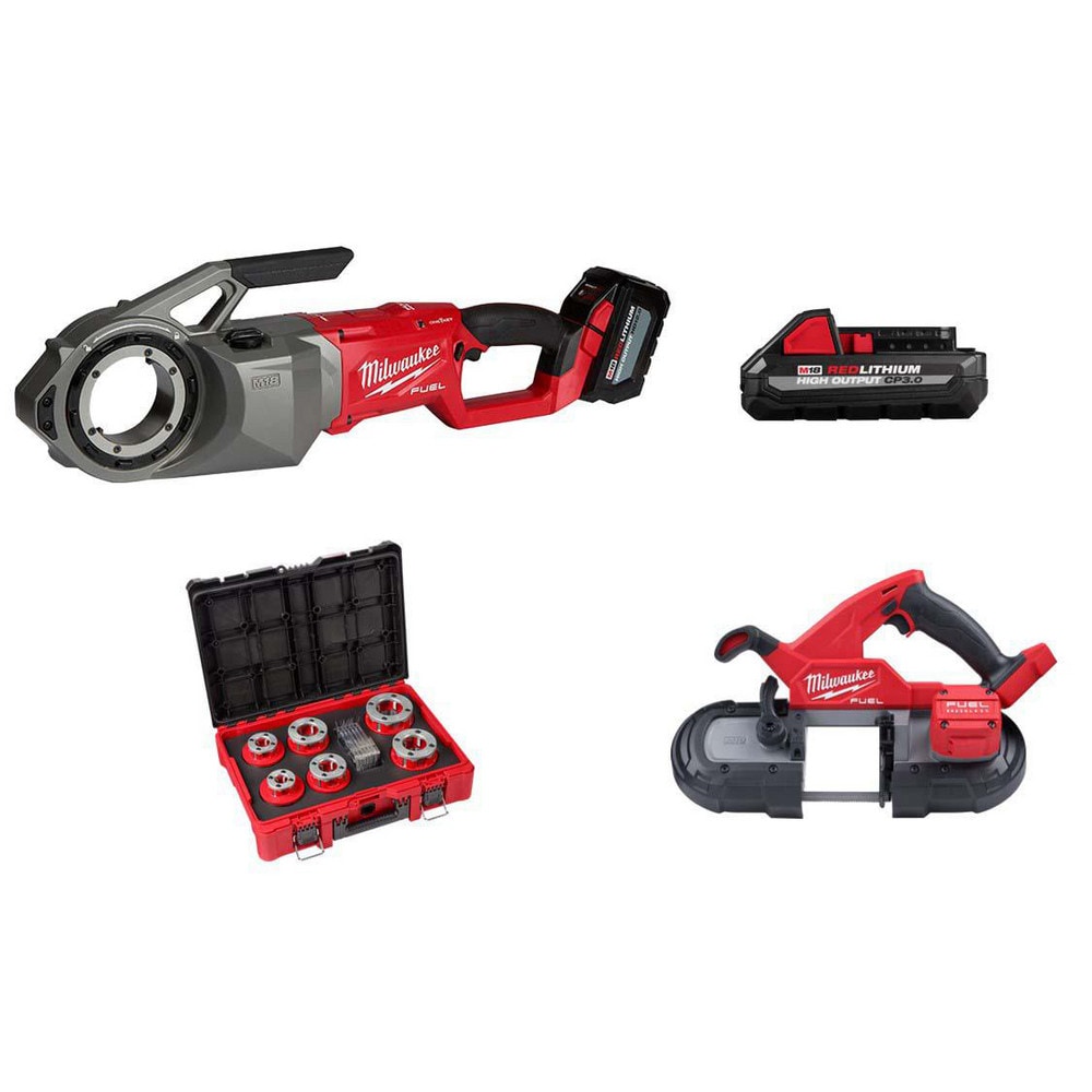 Power Pipe Threaders; Maximum Pipe Capacity: 2 in; For Use With: Ridgid 12-R & Reed R12+ Die Heads; Voltage: 18.00 V; Includes: M18™ & M12™Rapid Charger (48-59-1808), Carrying Case, M18 FUEL™ Pipe Threader w/ OneKey™(2874-20), Thre