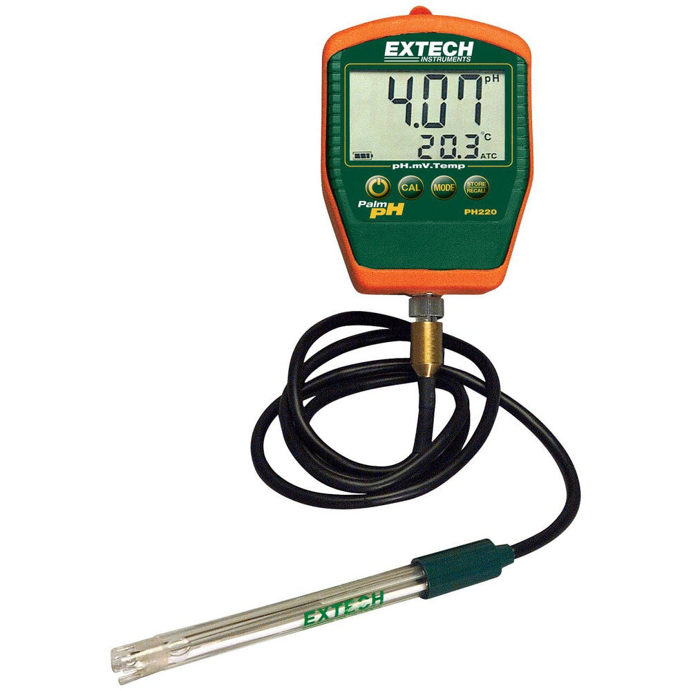Conductivity, pH & TDS Meters & Testers; Probe Type: pH; Minimum pH Range: 0.00; Maximum pH Range: 14.00; Minimum Operating Temperature: 32 F; Display Type: LCD; Automatic Temperature Compensation: Yes; Minimum Ph Range: 0.00; Accuracy: ±0.01; Maximum Ph