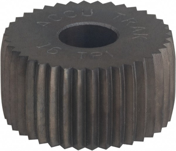 Convex Knurl Wheel: 3/4" Dia, 90 ° Tooth Angle, 8 TPI, Straight, Cobalt