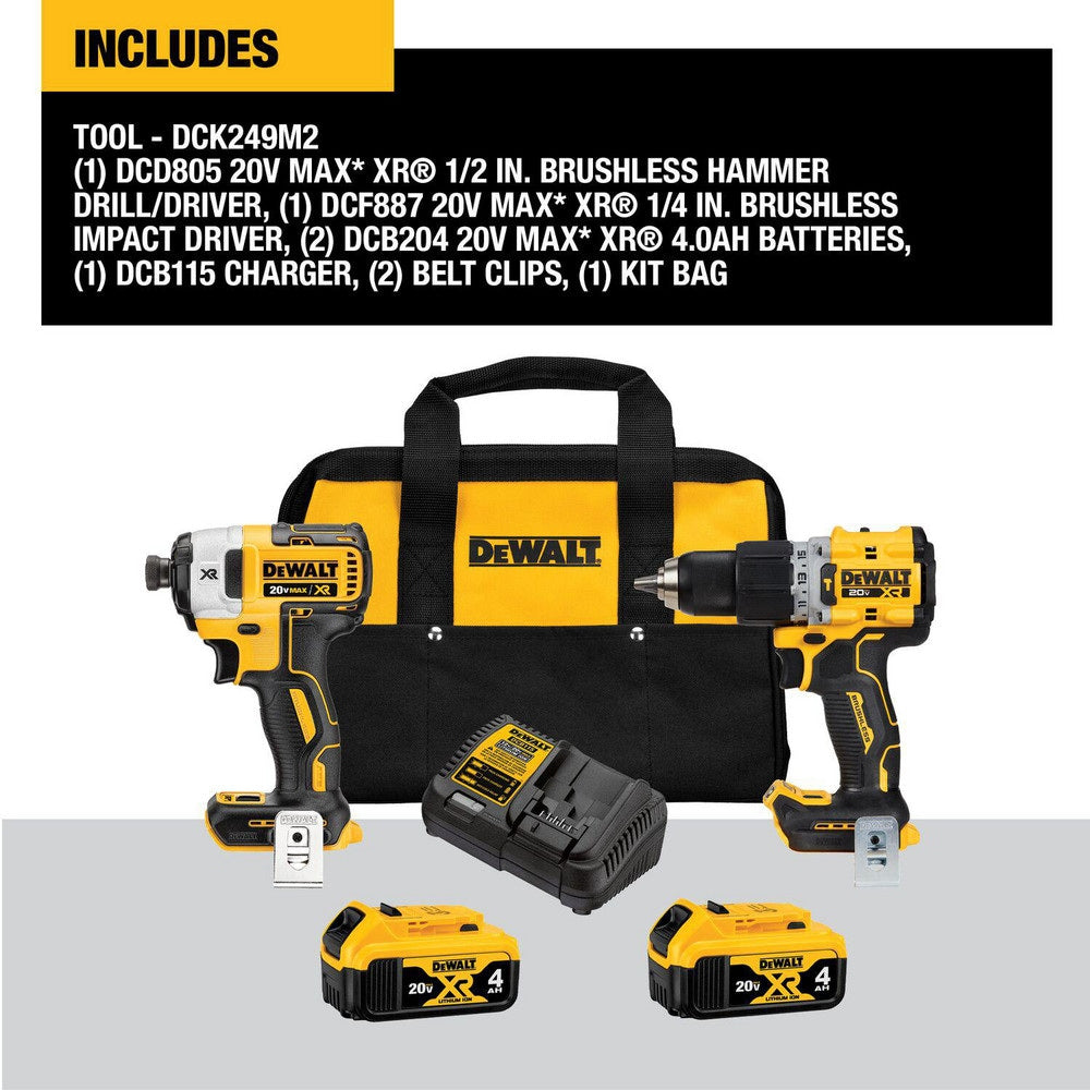 Brand: DeWALT / Part #: DCK249M2
