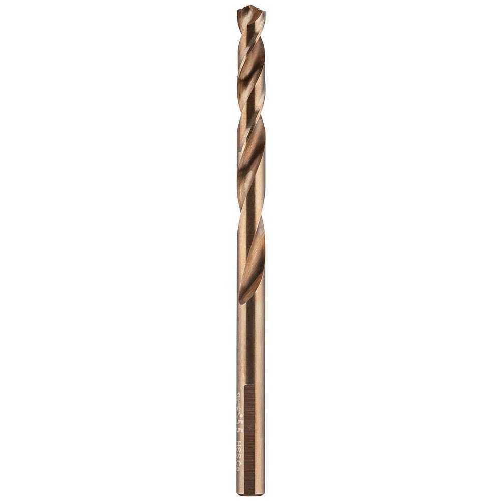 Mechanics Drill Bit: 0.2170" Dia, 135°, Cobalt, Hex Shank, Split Point