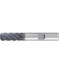 Corner Radius End Mill; 5/8″ Dia. × 1-1/4″ LOC × 5/8″ Shank Dia. × 3-1/2″ OAL ; 5 FL ; Carbide ; AlCr ; 0.03″ R