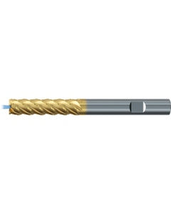 Square End Mill; 5/8″ Dia. × 2-1/2″ LOC × 5/8″ Shank Dia. × 5″ OAL ; 5 FL ; Carbide ; TiAlN+TiN ; Series 2581TZ
