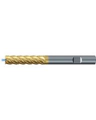 Square End Mill; 5/8″ Dia. × 2-1/2″ LOC × 5/8″ Shank Dia. × 5″ OAL ; 5 FL ; Carbide ; TiAlN+TiN ; Series 2581TZ