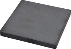 Mag-Mate - 4" Long x 4" Wide x 3/8" High, Ceramic Block Magnet - 350°F Max, Grade 5 Ceramic - Industrial Tool & Supply