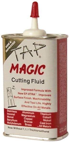 Tap Magic - Tap Magic Aluminum, 55 Gal Drum Cutting & Tapping Fluid - Semisynthetic, For Boring, Broaching, Drilling, Engraving, Facing, Milling, Reaming, Sawing, Threading, Turning - Industrial Tool & Supply