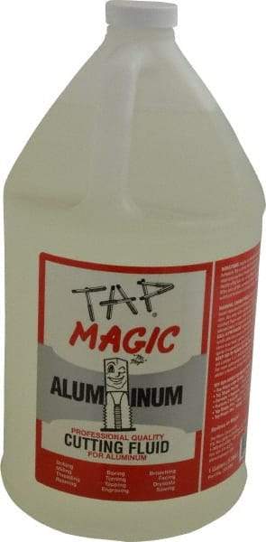 Tap Magic - Tap Magic Aluminum, 1 Gal Bottle Cutting & Tapping Fluid - Semisynthetic, For Boring, Broaching, Drilling, Engraving, Facing, Milling, Reaming, Sawing, Threading, Turning - Industrial Tool & Supply