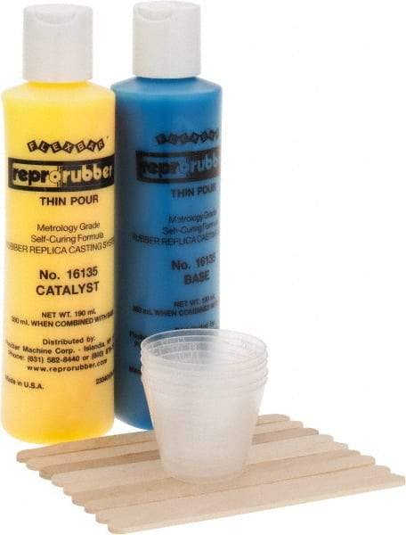 Flexbar - 380 ml Thin Pour Kit - Metrology Casting Material - Industrial Tool & Supply