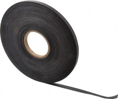 Mag-Mate - 200' Long x 1/2" Wide x 1/32" Thick Flexible Magnetic Strip - 4 Lb Max Pull Force, 2 Linear Ft/Lb Magnetic Pull Force, Plain Back - Industrial Tool & Supply
