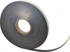 Mag-Mate - 100' Long x 3/4" Wide x 1/16" Thick Flexible Magnetic Strip - 10 Lb Max Pull Force, 5 Linear Ft/Lb Magnetic Pull Force, Adhesive Back - Industrial Tool & Supply