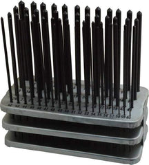 Value Collection - 60 Piece, Transfer Punch Set - Round Shank - Industrial Tool & Supply