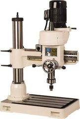 Vectrax - 38-1/2" Swing, Step Pulley Drill Press - 5 Speed, 1-1/2 hp, Single Phase - Industrial Tool & Supply
