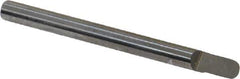 Accupro - 1/8" Shank Diam, 1-1/2" OAL, 1/8" Cut Diam, Ball Engraving Cutter - 3/16" LOC, 1 Flute, Right Hand Cut, Micrograin Solid Carbide, Uncoated - Industrial Tool & Supply