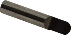 Accupro - 3/8" Shank Diam, 2" OAL, 3/8" Cut Diam, Ball Engraving Cutter - 1/2" LOC, 1 Flute, Right Hand Cut, Micrograin Solid Carbide, Uncoated - Industrial Tool & Supply
