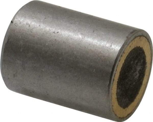 Mag-Mate - 8-32 Thread, 3/8" Diam, 1/2" High, 3 Lb Average Pull Force, Neodymium Rare Earth Pot Magnet - 0.15" Deep Tapped Hole, Steel Pot, Uninsulated - Industrial Tool & Supply