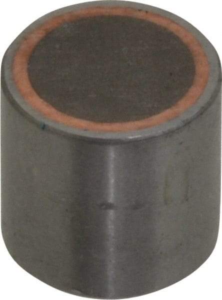 Mag-Mate - 10-32 Thread, 1/2" Diam, 1/2" High, 8 Lb Average Pull Force, Neodymium Rare Earth Pot Magnet - 0.15" Deep Tapped Hole, Steel Pot, Uninsulated - Industrial Tool & Supply