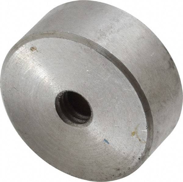 Mag-Mate - 5/16-18 Thread, 1-1/4" Diam, 1/2" High, 68 Lb Average Pull Force, Neodymium Rare Earth Pot Magnet - 0.15" Deep Tapped Hole, Steel Pot, Uninsulated - Industrial Tool & Supply