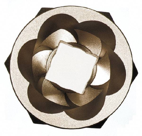 Irwin Hanson - 1/2" Drive Reverse Spiral Flute Hex Bolt Remover - 1" Hex, 2" OAL - Industrial Tool & Supply