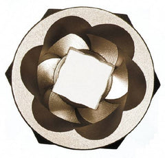 Irwin Hanson - 1/2" Drive Reverse Spiral Flute Hex Bolt Remover - 1" Hex, 2" OAL - Industrial Tool & Supply