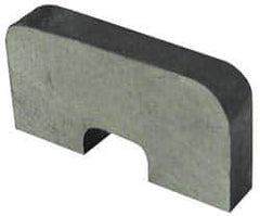 Eclipse - 1/2" Channel Width, 1/2" Long, 12 Lb Max Pull Force, Horseshoe Alnico Channel Magnet - 1-1/2" Overall Width, 1,022°F Max Operating Temp, 7/8" High - Industrial Tool & Supply