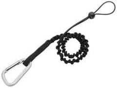 Ergodyne - 42" Stretchable Lanyard - Carabiner Connection, 54" Extended Length - Industrial Tool & Supply