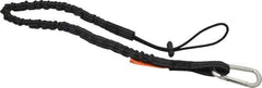 Ergodyne - 35" Stretchable Lanyard - Carabiner Connection, 42" Extended Length - Industrial Tool & Supply