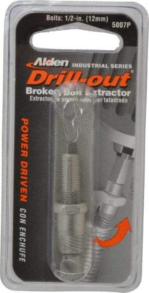 Alden - Screw Extractor - For 1/2" Screw - Industrial Tool & Supply