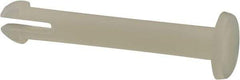 Made in USA - 0.12" Hole Diam, 7/8" OAL, Split Shank, Nylon Panel Rivet - 0.832" Length Under Head, 3/4" Material Thickness, 15/64" Head Diam - Industrial Tool & Supply
