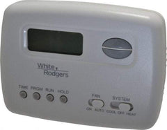 White-Rodgers - 45 to 99°F, 1 Heat, 1 Cool, Economy Digital Single Stage Battery Powered Thermostat - mV to 30 Volts, Electronic Switching Switch - Industrial Tool & Supply