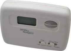 White-Rodgers - 45 to 99°F, 2 Heat, 1 Cool, Economy Digital Heat Pump Thermostat (Hardwired with Battery Back-Up) - 20 to 30 Volts, Electronic Switching Switch - Industrial Tool & Supply