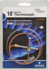 White-Rodgers - 18" Lead Length Universal Replacement HVAC Thermocouple - Universal Connection - Industrial Tool & Supply