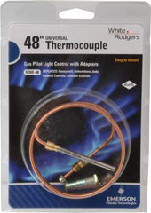White-Rodgers - 48" Lead Length Universal Replacement HVAC Thermocouple - Universal Connection - Industrial Tool & Supply