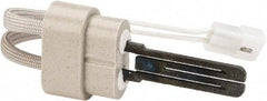White-Rodgers - 120 VAC, 5 Amp, Two Terminal Receptacle with .093" Male Pins Connection, Silicon Carbide Hot Surface Ignitor - 9" Lead Length, For Use with Gas Burner - Industrial Tool & Supply