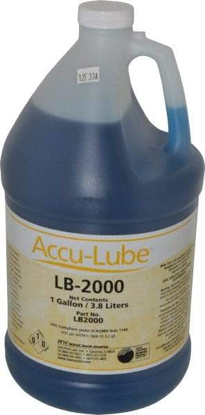 Accu-Lube - Accu-Lube LB-2000, 1 Gal Bottle Cutting & Sawing Fluid - Natural Ingredients, For Broaching, Drilling, Grinding, Machining, Spline Rolling, Tapping - Industrial Tool & Supply
