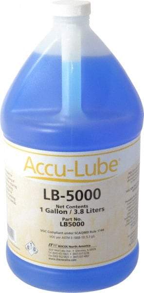 Accu-Lube - Accu-Lube LB-5000, 1 Gal Bottle Cutting & Sawing Fluid - Natural Ingredients, For Machining - Industrial Tool & Supply