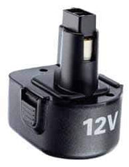 Black & Decker - 12 Volt NiCad Power Tool Battery - 1 hr Charge Time - Industrial Tool & Supply