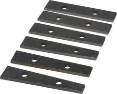 Value Collection - 0.5 to 5° Angle, 3-1/2 Inch Long, Angle Block Set - 5/32 Inch Thick, 55-60 Rc Hardness, 6 Pieces - Industrial Tool & Supply
