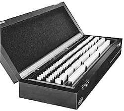 Mahr - 81 Piece, 0.1001 to 4", Grade 2, Ceramic Gage Block Set - Rectangular - Industrial Tool & Supply