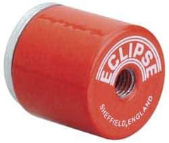 Eclipse - 11/16" Diam, 10-32 Thread, 3 Lb Average Pull Force, Mild Steel, Alnico Pot Magnets - 220°C Max Operating Temp, 5/8" High, Grade 5 Alnico - Industrial Tool & Supply