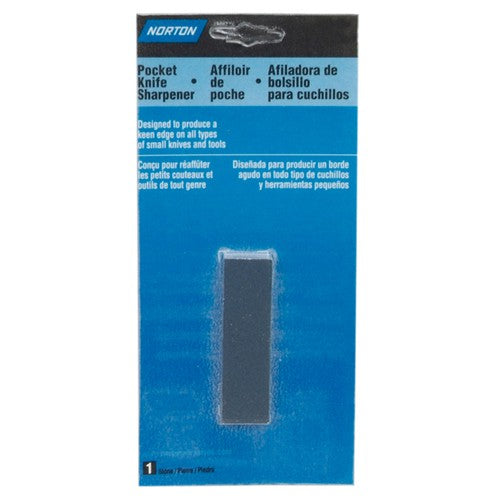 3/8″ × 7/8″ × 3″ Crystolon Pocket Knife Sharpener 280 Grit - Industrial Tool & Supply