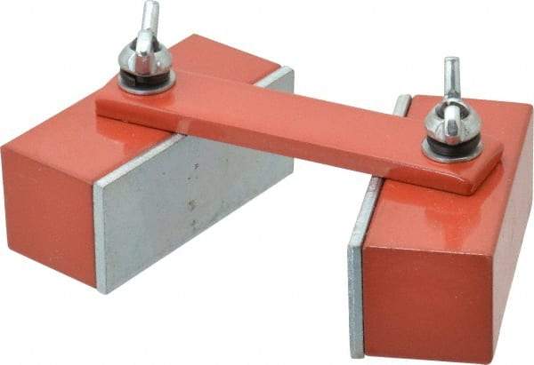General - Magnetic Welding & Fabrication Adjustable Link - 4-3/4" Long x 1" Wide, 11 Lb Avg Pull Force - Industrial Tool & Supply