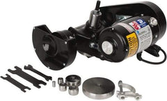 Dumore - Interchangeable, Internal and External Spindle, Tool Post Grinder - 1/8, 9 to 20 Inch Lathe Swing Compatibility, 0.75 hp, 120 Volts - Industrial Tool & Supply