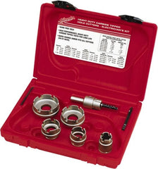 Milwaukee Tool - 7 Piece, 7/8" to 2" Saw Diam, Hole Saw Kit - Industrial Tool & Supply
