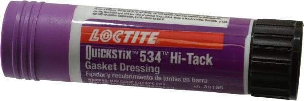 Loctite - 19 g Stick Purple Polyurethane Gasket Sealant - 300.2°F Max Operating Temp, 24 hr Full Cure Time, Series 534 - Industrial Tool & Supply