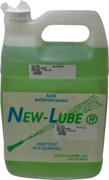 Superbee - New-Lube, 1 Gal Bottle Cutting Fluid - Water Soluble, For Cleaning - Industrial Tool & Supply