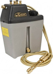 Trico - 2 Outlet, 1 Gal Tank Capacity, High Density Polyethylene Tank Mist Coolant System - 5' Coolant Line Length, 6" Hose Length - Industrial Tool & Supply